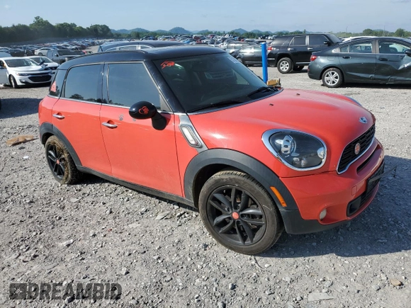 2012 MINI Countryman S with VIN WMWZC3C50CWL82827, listed as a Copart auction lot 57154755 with 149,751 mi miles and Salvage title. Bid and sale history available at DreamBid. Image 4.