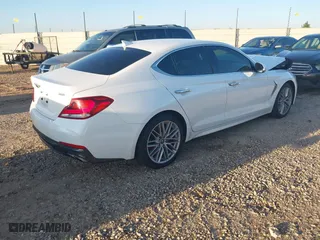 2020 Genesis G70 2.0T with VIN KMTG64LA8LU056386, listed as a IAAI auction lot 41164341 with 48,943 mi miles. Bid and sale history available at carsss.com. Image 4.