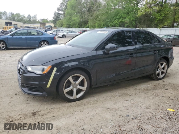 2015 Audi A3 1.8T Premium with VIN WAUACGFF4F1126281, listed as a Copart auction lot 48665513 with 102,004 mi miles. Bid and sale history available at carsss.com. Image 1.
