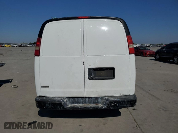 2014 Chevrolet Express Cargo Van with VIN 1GCWGGBA8E1197909, listed as a Copart auction lot 74050564 with 0 mi miles and Salvage Title. Bid and sale history available at carsss.com. Image 6.