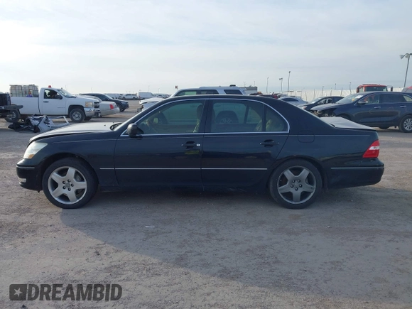2005 Lexus LS 430 with VIN JTHBN36F155019723, listed as a IAAI auction lot 41897964 with 115,995 mi miles and . Bid and sale history available at DreamBid. Image 14.