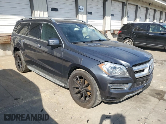 2016 Mercedes-Benz GL with VIN 4JGDF6EE5GA642981, listed as a Copart auction lot 77131294 with 107,120 mi miles and Clean Title. Bid and sale history available at carsss.com. Image 4.