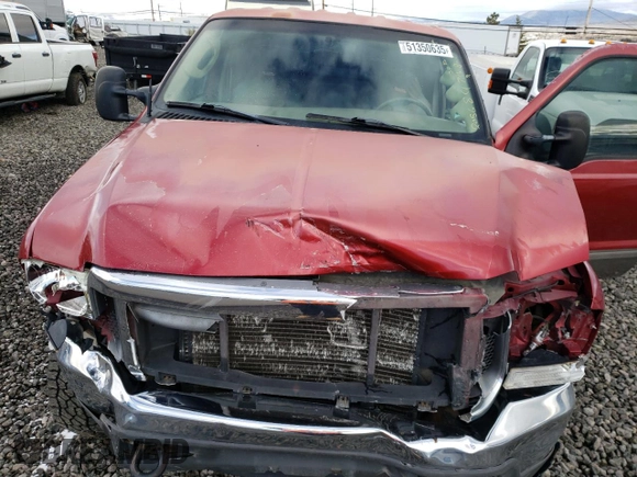 2003 Ford F-350 XL with VIN 1FTSW31F83EB05422, listed as a Copart auction lot 51350635 with 159,338 mi miles and Salvage Title. Bid and sale history available at DreamBid. Image 11.