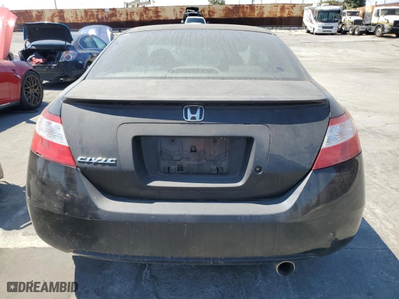 2007 Honda Civic Cpe LX with VIN 2HGFG12657H515337, listed as a Copart auction lot 61517644 with 173,382 mi miles and Salvage Title. Bid and sale history available at carsss.com. Image 6.
