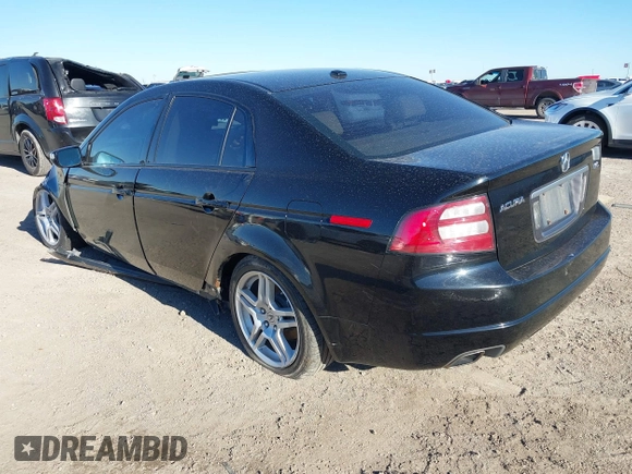 2008 Acura TL with VIN 19UUA66238A026254, listed as a IAAI auction lot 41718348 with 1 mi miles. Bid and sale history available at carsss.com. Image 3.