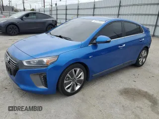 2017 Hyundai Ioniq Limited with VIN KMHC85LC3HU035656, listed as a Copart auction lot 82413524 with 46,207 mi miles and Salvage Title. Bid and sale history available at DreamBid. Image 1.