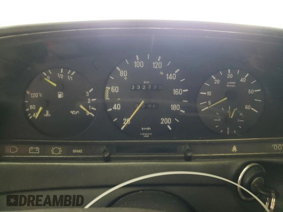1985 Mercedes-Benz 300 with VIN WDBAB33C2FA244806, listed as a Copart auction lot 52752485 with Not Provided miles and Clean Title. Bid and sale history available at DreamBid. Image 9.
