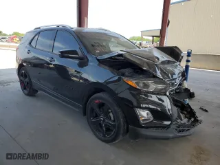 2020 Chevrolet Equinox Premier with VIN 2GNAXNEV0L6283956, listed as a Copart auction lot 53574055 with 121,132 mi miles and Clean Title. Bid and sale history available at carsss.com. Image 4.