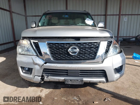 2018 Nissan Armada SL with VIN JN8AY2NC0J9552627, listed as a IAAI auction lot 41572479 with 189,375 mi miles and . Bid and sale history available at DreamBid. Image 12.