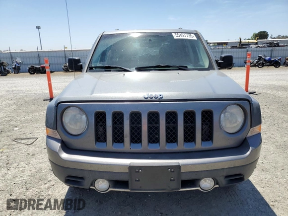 2013 Jeep Patriot Limited with VIN 1C4NJRCBXDD155612, listed as a Copart auction lot 55457735 with 145,697 mi miles and Salvage title. Bid and sale history available at DreamBid. Image 5.