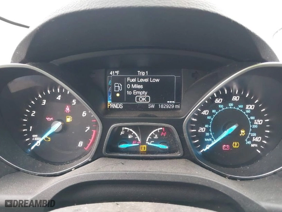 2015 Ford Escape SE with VIN 1FMCU9GX8FUC80918, listed as a IAAI auction lot 41694880 with 182,929 mi miles. Bid and sale history available at carsss.com. Image 7.
