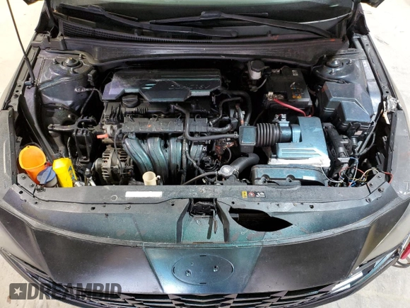 2022 Hyundai Elantra SEL with VIN KMHLM4AG0NU283001, listed as a Copart auction lot 48493255 with 78,198 mi miles and Clean Title. Bid and sale history available at DreamBid. Image 11.