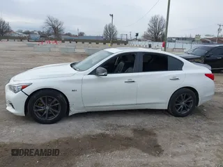 2017 Infiniti Q50 Premium with VIN JN1EV7AR1HM841541, listed as a IAAI auction lot 41876174 with 64,552 mi miles and . Bid and sale history available at carsss.com. Image 14.