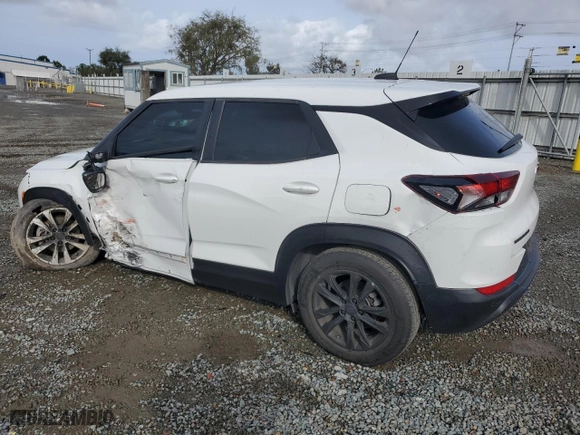 2021 Chevrolet TrailBlazer LS with VIN KL79MMS22MB058541, listed as a Copart auction lot 48895935 with 55,460 mi miles and Salvage Title. Bid and sale history available at carsss.com. Image 2.