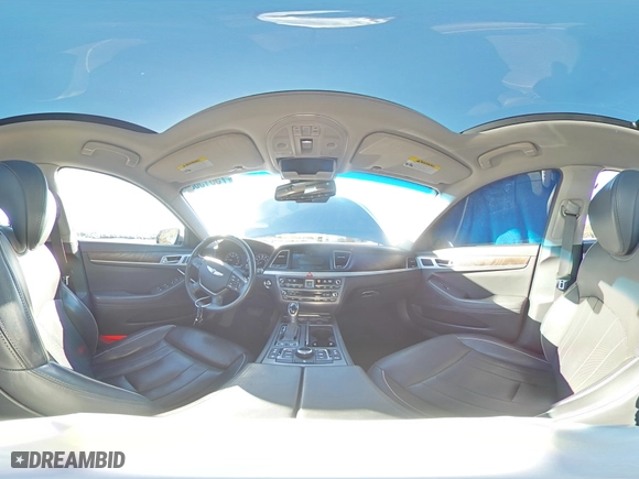2015 Hyundai Genesis 3.8L with VIN KMHGN4JE1FU091746, listed as a Copart auction lot 75015634 with 90,055 mi miles and Non Repairable. Bid and sale history available at carsss.com. Image 12.
