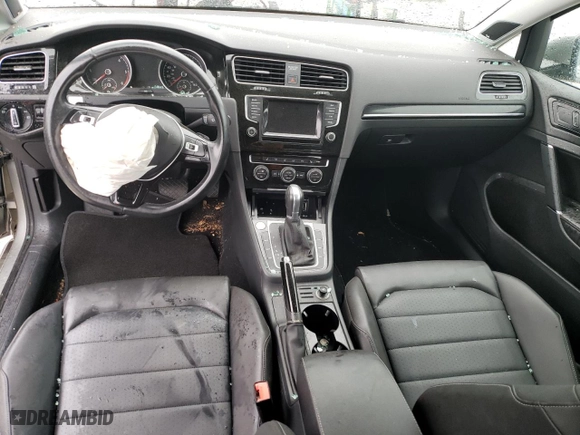 2015 Volkswagen Golf SportWagen TDI SE with VIN 3VWCA7AU5FM516197, listed as a Copart auction lot 44434563 with 0 mi miles. Bid and sale history available at carsss.com. Image 8.
