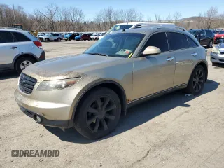 2005 Infiniti FX35 with VIN JNRAS08W15X203761, listed as a Copart auction lot 51369915 with 149,513 mi miles and Clean Title. Bid and sale history available at carsss.com. Image 1.