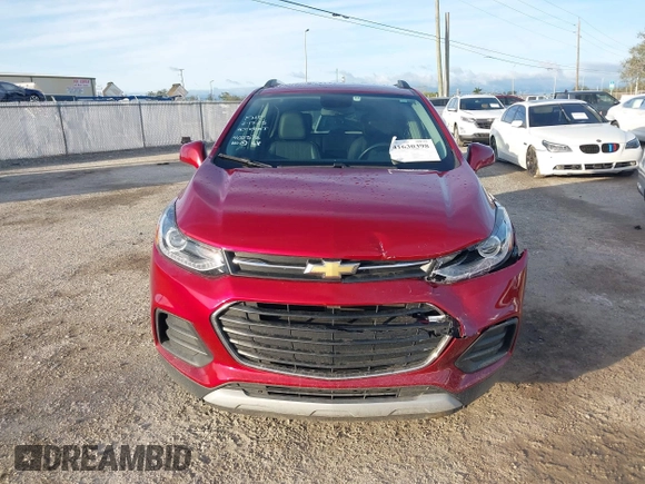 2020 Chevrolet Trax LT with VIN 3GNCJLSB3LL163220, listed as a IAAI auction lot 41630398 with 34,513 mi miles and . Bid and sale history available at DreamBid. Image 12.
