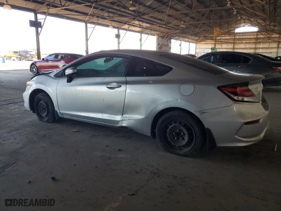 2014 Honda Civic Coupe LX with VIN 2HGFG3B5XEH520775, listed as a Copart auction lot 78014564 with 0 mi miles and Clean Title. Bid and sale history available at carsss.com. Image 2.