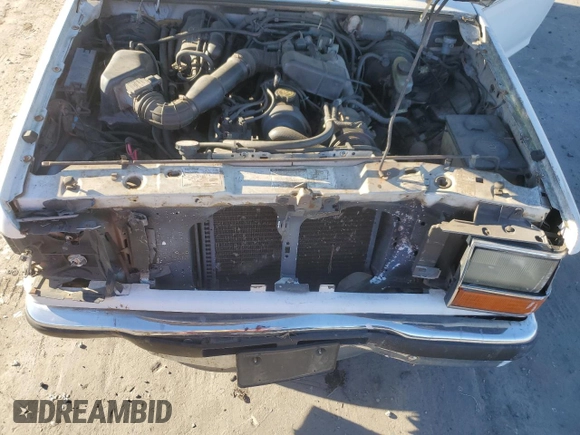 1992 Ford Ranger with VIN 1FTCR10A5NTA34829, listed as a Copart auction lot 80017304 with 77,947 mi miles and Salvage Title. Bid and sale history available at carsss.com. Image 12.