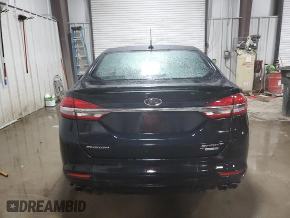 2017 Ford Fusion Sport with VIN 3FA6P0VP9HR220976, listed as a Copart auction lot 45230925 with 104,191 mi miles and Salvage Title. Bid and sale history available at carsss.com. Image 6.