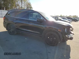2021 Honda Pilot Special Edition with VIN 5FNYF5H20MB025749, listed as a Copart auction lot 50597185 with 46,173 mi miles and Salvage Title. Bid and sale history available at DreamBid. Image 4.