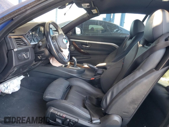 2014 BMW 4 Series 435i with VIN WBA3T3C55EJ876476, listed as a Copart auction lot 61822654 with Not provided miles and Salvage title. Bid and sale history available at DreamBid. Image 7.
