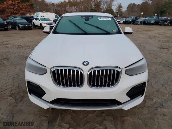 2020 BMW X4 xDrive30i with VIN 5UX2V1C08L9C88203, listed as a Copart auction lot 85376004 with 0 mi miles and Salvage Title. Bid and sale history available at carsss.com. Image 5.