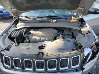2017 Jeep Compass Sport with VIN 3C4NJCAB6HT647621, listed as a Copart auction lot 80497284 with 96,086 mi miles and Salvage Title. Bid and sale history available at carsss.com. Image 11.