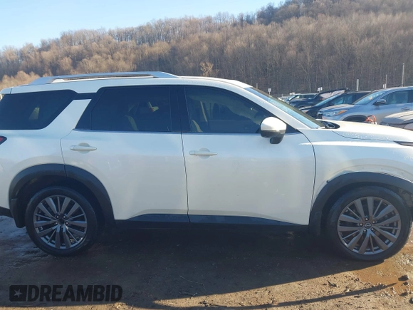 2022 Nissan Pathfinder SL with VIN 5N1DR3CD4NC255923, listed as a IAAI auction lot 41576437 with 30,751 mi miles and . Bid and sale history available at DreamBid. Image 13.