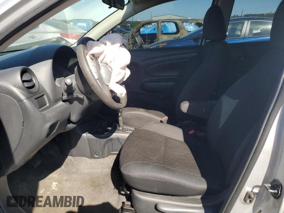2015 Nissan Versa S Plus with VIN 3N1CN7AP8FL841128, listed as a Copart auction lot 73739444 with Not Provided miles and Salvage Title. Bid and sale history available at carsss.com. Image 7.