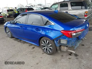 2024 Honda Civic Sedan EX with VIN 2HGFE1F78RH307089, listed as a IAAI auction lot 41890557 with 36,794 mi miles. Bid and sale history available at carsss.com. Image 3.
