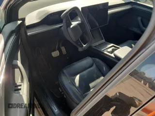 2022 Tesla Model X with VIN 7SAXCDE55NF341925, listed as a Copart auction lot 47607595 with Not Provided miles and Salvage Title. Bid and sale history available at DreamBid. Image 8.