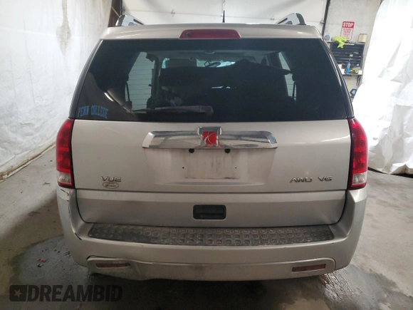 2007 Saturn VUE V6 with VIN 5GZCZ63487S878065, listed as a Copart auction lot 43709615 with Not Provided miles and Salvage Title. Bid and sale history available at carsss.com. Image 6.