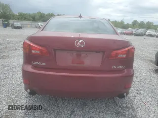 2007 Lexus IS 350 with VIN JTHBE262875014805, listed as a Copart auction lot 65208685 with 168,036 mi miles and Salvage title. Bid and sale history available at DreamBid. Image 6.