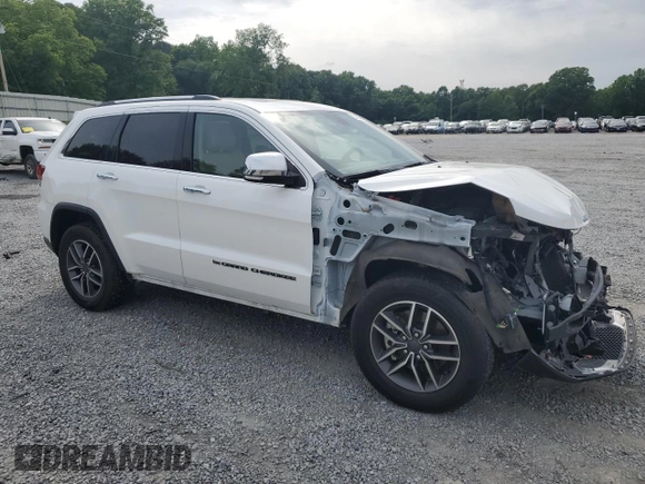 2022 Jeep Grand Cherokee Limited with VIN 1C4RJEBG8NC125927, listed as a Copart auction lot 57166605 with 74,013 mi miles and Salvage title. Bid and sale history available at DreamBid. Image 4.