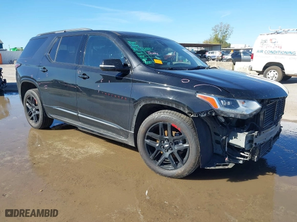 2019 Chevrolet Traverse Premier with VIN 1GNEVKKWXKJ142249, listed as a IAAI auction lot 41194959 with 101,566 mi miles. Bid and sale history available at carsss.com. Image 1.