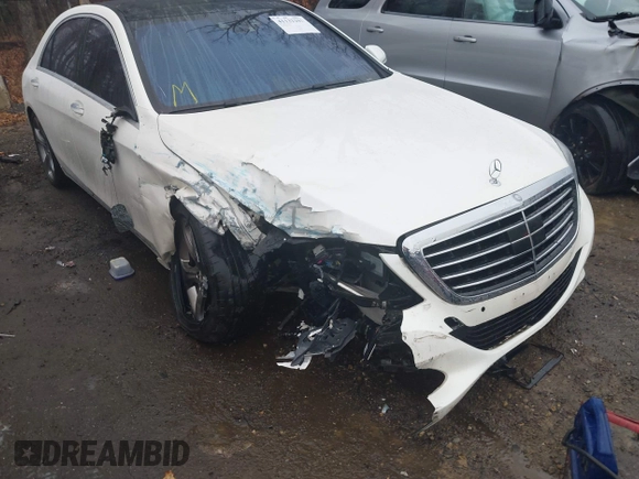 2014 Mercedes-Benz S-Class S 550 with VIN WDDUG8CBXEA052428, listed as a IAAI auction lot 41132291 with 1 mi miles. Bid and sale history available at carsss.com. Image 6.
