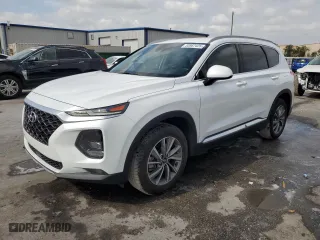 2019 Hyundai Santa Fe SEL with VIN 5NMS33AD8KH032569, listed as a Copart auction lot 53967425 with 71,221 mi miles and Non Repairable. Bid and sale history available at carsss.com. Image 1.