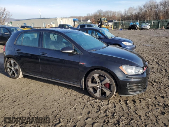2016 Volkswagen Golf GTI SE w/Performance Pkg with VIN 3VW547AU1GM005376, listed as a Copart auction lot 84518784 with 61,049 mi miles and Salvage Title. Bid and sale history available at carsss.com. Image 4.