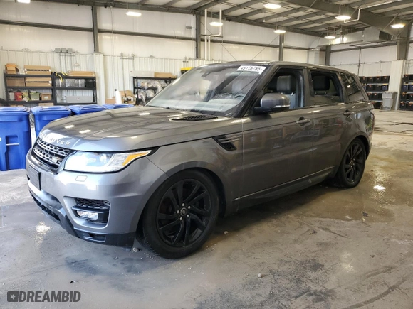 2016 Land Rover Range Rover Sport V6 Diesel SE with VIN SALWG2KF0GA663553, listed as a Copart auction lot 49178785 with 104,195 mi miles and Clean Title. Bid and sale history available at carsss.com. Image 1.