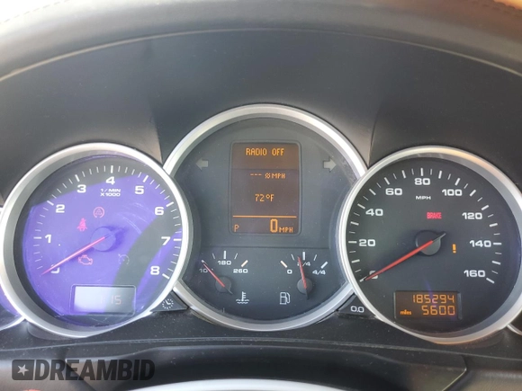2004 Porsche Cayenne S with VIN WP1AB29P44LA70467, listed as a Copart auction lot 58054505 with 185,294 mi miles and Clean title. Bid and sale history available at DreamBid. Image 9.