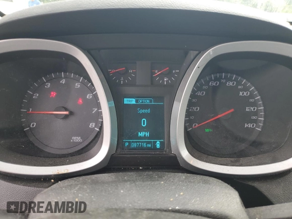 2016 Chevrolet Equinox LTZ with VIN 2GNFLGEK9G6271796, listed as a Copart auction lot 63756174 with 97,716 mi miles and Salvage Title. Bid and sale history available at carsss.com. Image 9.