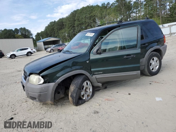 2001 Ford Escape XLT with VIN 1FMCU04181KF62444, listed as a Copart auction lot 55272615 with 265,129 mi miles and Salvage title. Bid and sale history available at DreamBid. Image 1.