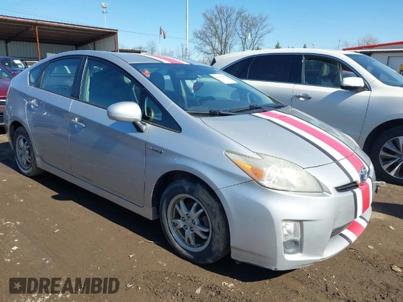 2011 Toyota Prius I with VIN JTDKN3DU5B0249082, listed as a IAAI auction lot 41975588 with 265,207 mi miles. Bid and sale history available at carsss.com. Image 1.