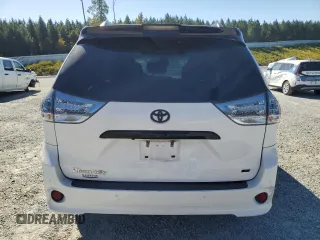 2020 Toyota Sienna SE with VIN 5TDXZ3DC9LS050441, listed as a Copart auction lot 77310274 with 43,452 mi miles and Salvage Title. Bid and sale history available at carsss.com. Image 6.