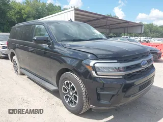 2024 Ford Expedition Max XLT with VIN 1FMJK1H84REA38728, listed as a IAAI auction lot 42584846 with 44,147 mi miles and . Bid and sale history available at DreamBid. Image 1.