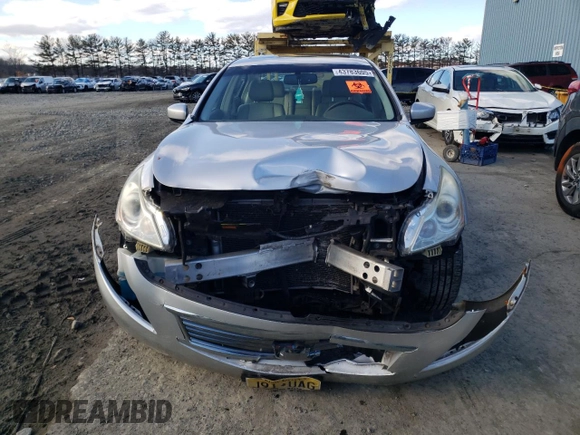 2013 Infiniti G37 x with VIN JN1CV6AR5DM763809, listed as a Copart auction lot 43783605 with 121,752 mi miles and Salvage Title. Bid and sale history available at carsss.com. Image 5.