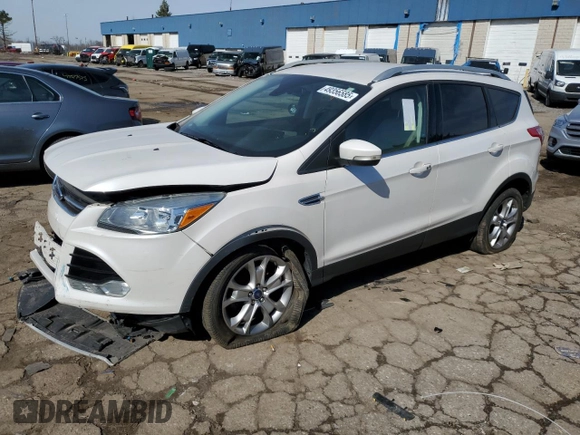 2016 Ford Escape Titanium with VIN 1FMCU0JX3GUB14361, listed as a Copart auction lot 49356585 with 122,409 mi miles and Clean Title. Bid and sale history available at carsss.com. Image 1.