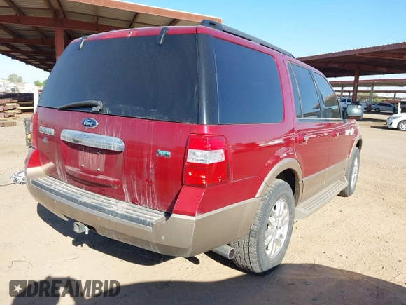 2014 Ford Expedition King Ranch with VIN 1FMJU1J57EEF02096, listed as a IAAI auction lot 42298251 with 144,724 mi miles and . Bid and sale history available at DreamBid. Image 4.